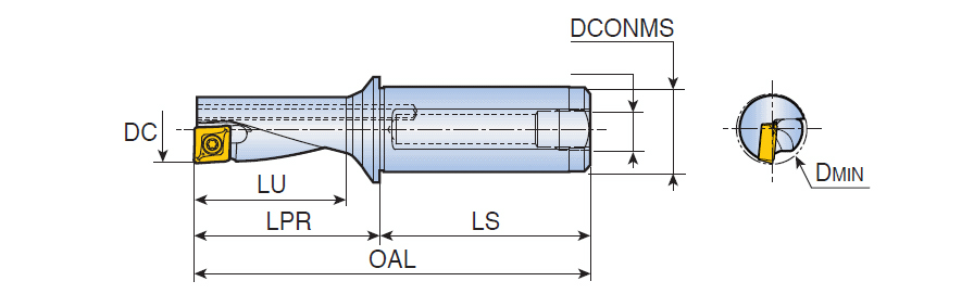 TCAP 08R-2.25DN
